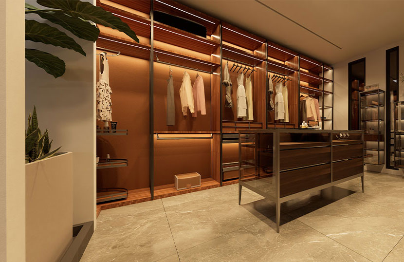 Wall-mounted Cloakroom Case