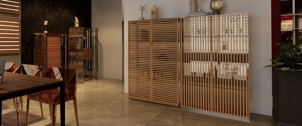 Grille cabinet